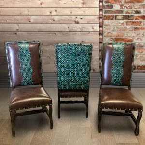 cowhide western furniture dining options sonora chairs