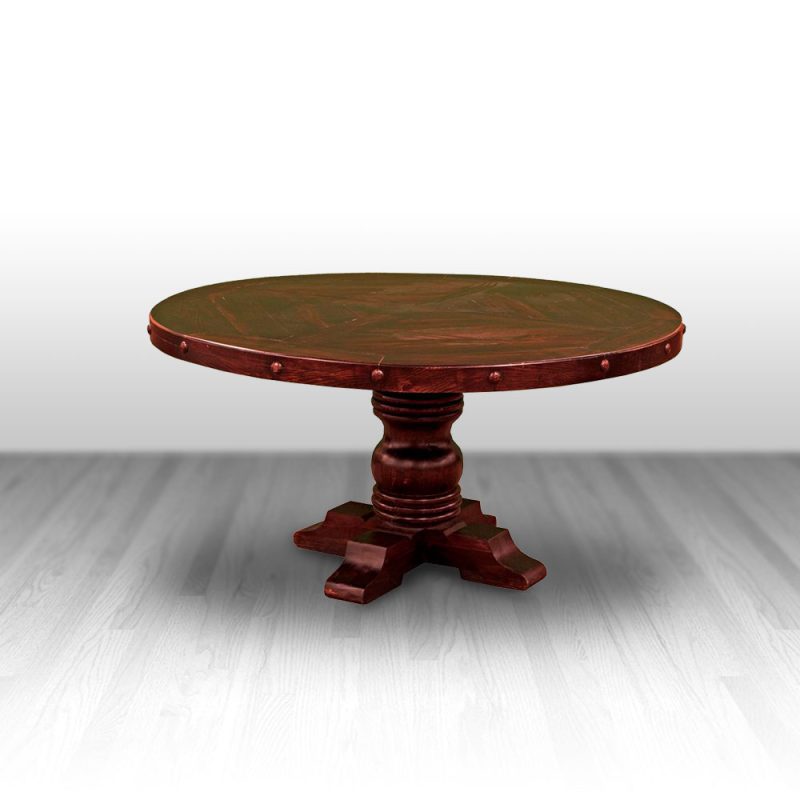 cowhide western furniture 60" Laguna Round Table