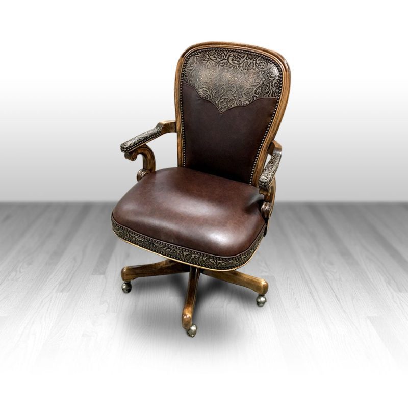 cowhide western furniture Alec Executive Office Chair