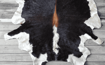 Premium Cowhide #28 – Black and White Cowhide