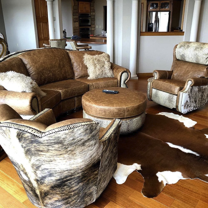 Unleash The Charm Of Cowhide Furniture